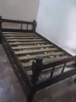 Medium Wooden Bed - 4