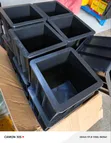 150mm Plastic Concrete Cube Moulds - 1