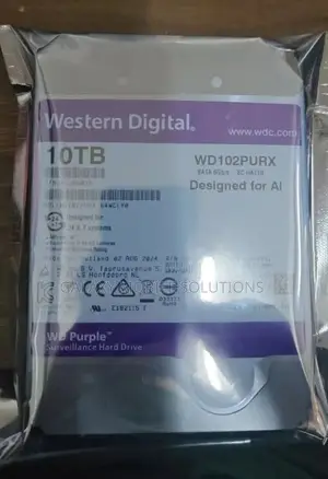 10TB WD Surveillance Hard Drive - CCTV Storage