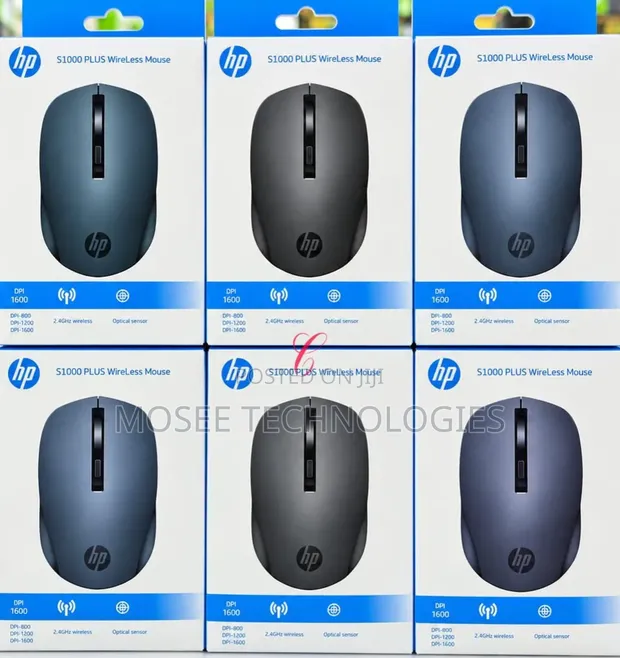 HP S1000 Plus Silent Optical Wireless Mouse - 1