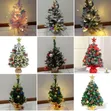 Mini Tabletop Christmas Tree with Decorations and Lights - 1