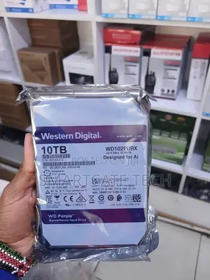 Western Digital WD Purple 10TB Hifadhi ya CCTV