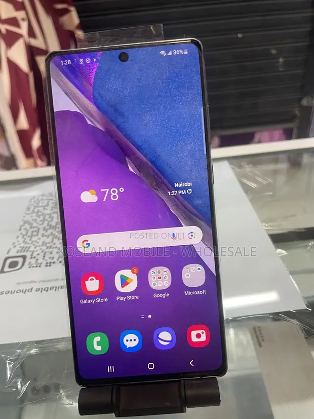 Samsung Galaxy Note 20 5G 128GB Nyeusi - 1