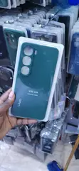 Green Silicone Case for Vivo V40 Lite - 2