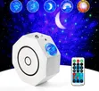 Octagon Star Galaxy Night Light Projector yenye Bluetooth - 3