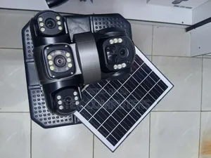 Triple Lens Solar CCTV Camera 360° PTZ Outdoor Security
