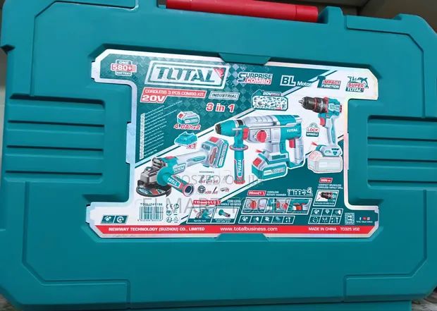 TOTAL 20V Cordless 3-in-1 Combo Kit - 1