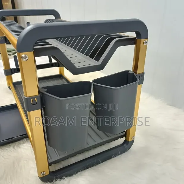 2-Tier High Quality Carbon Dish Rack - 1