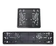 2 Pieces Plastic Number Plate Holders - 1
