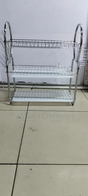 3 Tier Stainless Steel Dish Rack