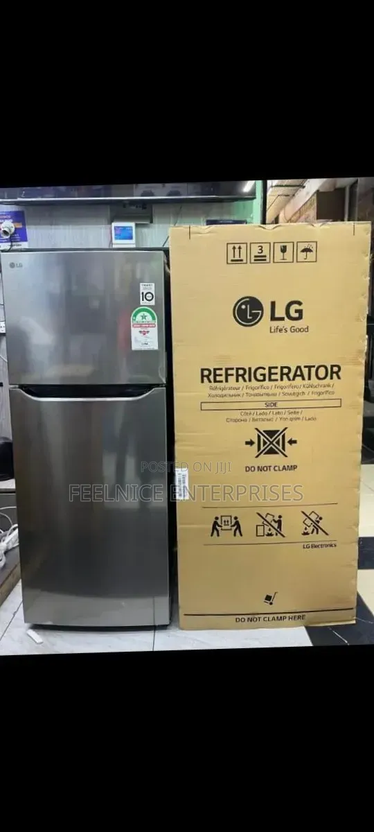 New LG No Frost Refrigerator 234L Double Door Silver - 1