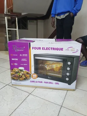 Roch 100L Oven ya Umeme yenye Vitendakazi 4 vya Kupasha Moto