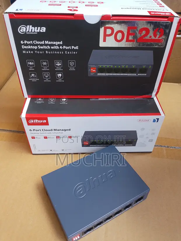 Dahua 4-Port PoE Network Switch - 1