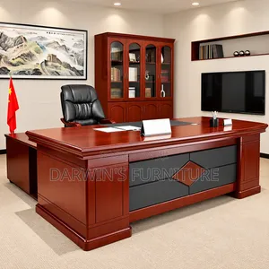 Executive Boss Pure Mahogany Desk