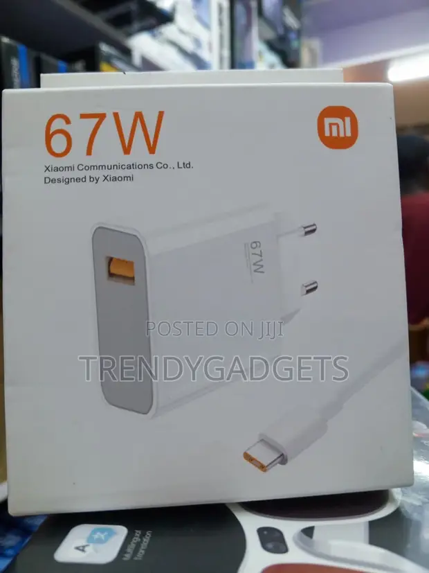 Xiaomi 67W Turbo Fast Charger & USB-C Cable - 1