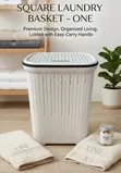 Laundry Basket with Lid - 2