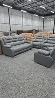7 Seater Semirecliner Sofa Set - 1