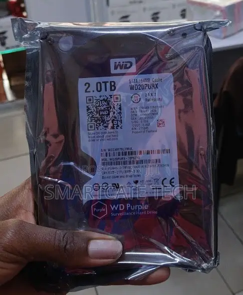 Western Digital 2TB Hard Drive ya CCTV - 1