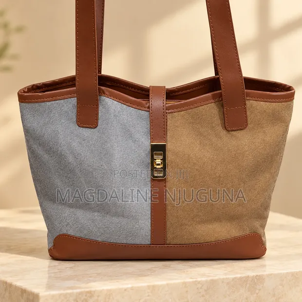 Minimalist Genuine Leather Shoulder Bag - 1