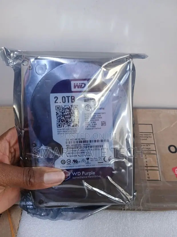 WD Purple 2TB CCTV Hard Drive - 1