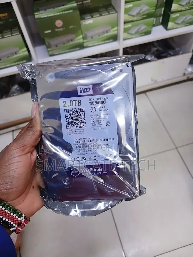 WD Purple 2TB Surveillance HDD - 1