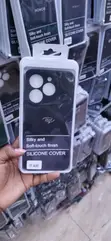 Kifuniko cha Kinga Nyeusi cha Silicone kwa Itel A80 - 1