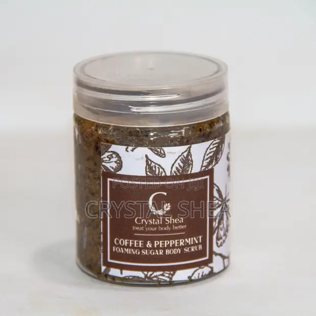 Crystal Coffee Peppermint Body Scrub - 1