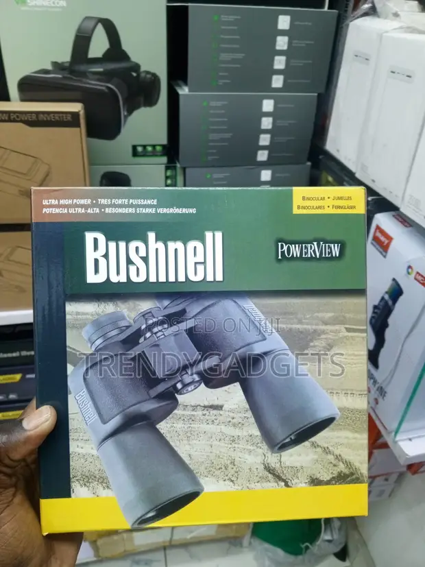 Bushnell PowerView Rubber Armored Binoculars - 1