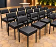 Caterina 4-Leg Office Chair (Black) - 1