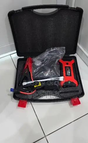High Power Car Jump Starter Kit na Air Compressor & Smart Clamp