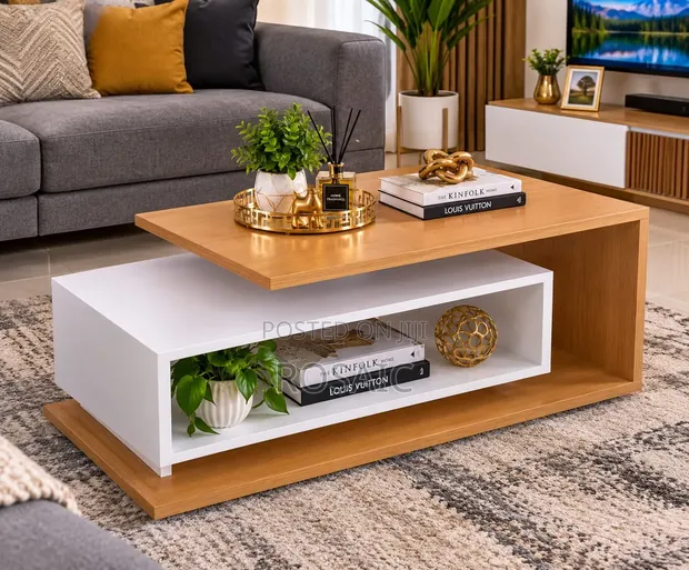 Executive Floating Laminated Coffee Table - 1