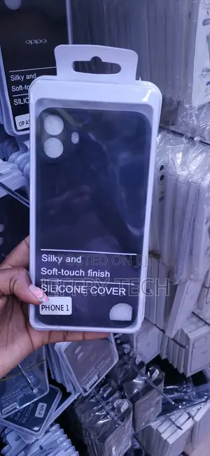 Black Silicone Back Cover for CMF Phone 1 by Nothing