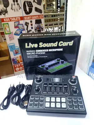 V9 Live Sound Card Mixer for Podcasting & Streaming