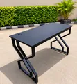 Boss Office Products Modern Black Metallic Table - 1