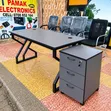 Boss Office Products Modern Black Metallic Table - 2