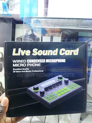 V9 Audio Mixer Sound Card with Voice Changer