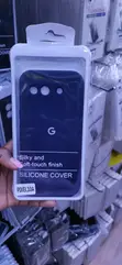 Kifaa cha Kesi Nyeusi Nyeusi cha Silicone kwa Google Pixel 9a - 2