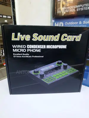 V9 Podcast Sound Card Mixer for Gaming & Voice Recording