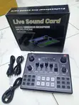 V9 Podcast Sound Card Mixer for Gaming & Voice Recording - 3