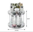 Diamond Acrylic Rotating Lazy Susan - 2 Tier - 3