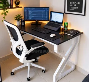 Executive Mobile Office Chair and Desk Set