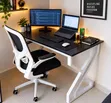 Executive Mobile Office Chair and Desk Set - 1