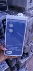 Blue Silicone Soft-Touch Case for Oppo Reno8 T 4G - 1