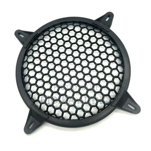 12-Inch Black Plastic Mesh Speaker Grille