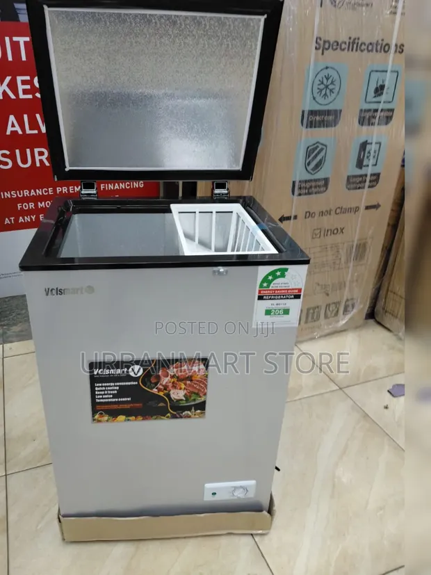 Volsmart Mpya ya Lita 110 ya Freezer ya Kifua kwa Nafasi Ndogo - 1