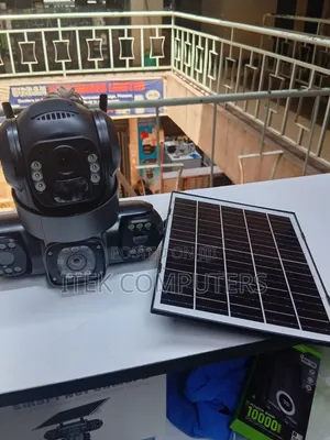 Wireless Triple Lens Solar CCTV Camera (V380Pro)