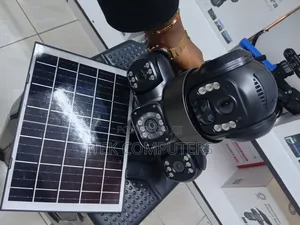 360° PTZ Triple Lens Camera with Solar Charging
