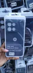 Kifuniko Nyeusi cha Silicone cha Moto G56 5G - 1