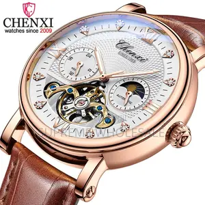 Chenxi 8876 Saa ya Kifahari ya Kiotomatiki - Mwezi & Tourbillon