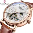 Chenxi 8876 Luxury Automatic Watch - Moon Phase & Tourbillon - 1